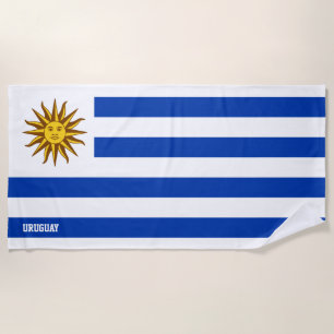 Uruguay Flag Splendid Patriotic Strandtuch