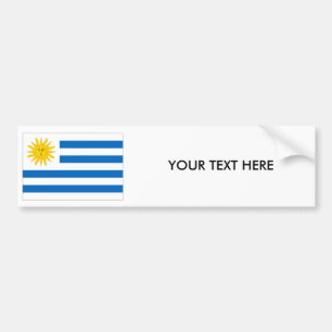 URUGUAY-FLAGGE Autoaufkleber