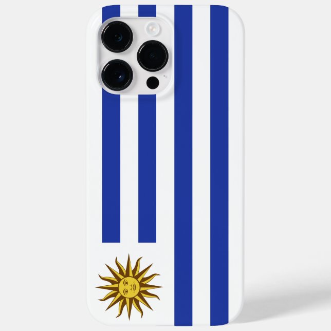 Uruguay-Flagge Case-Mate iPhone Hülle (Rückseite)