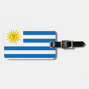 Uruguay-Flagge Gepäckanhänger