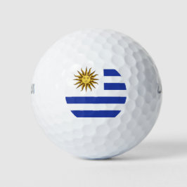 Uruguay-Flagge Golfball