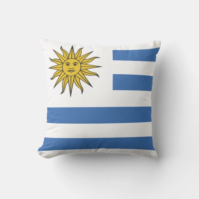 Uruguay-Flagge Kissen (Vorderseite)