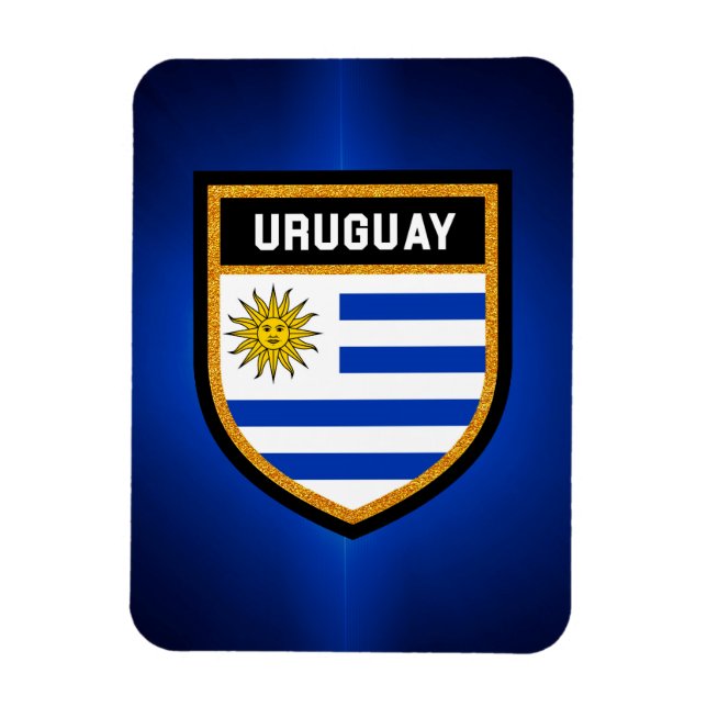 Uruguay-Flagge Magnet (Vertikal)