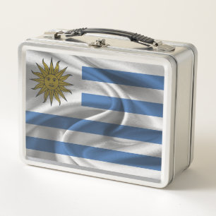 Uruguay-Flagge Metall Brotdose