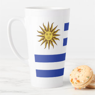 Uruguay-Flagge Milchtasse