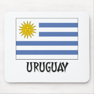 Uruguay-Flagge Mousepad