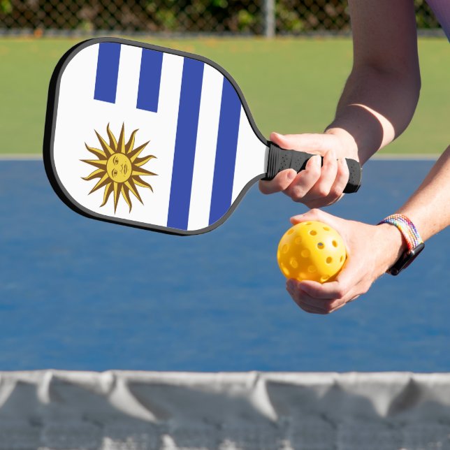 Uruguay-Flagge Pickleball Schläger (InSitu)