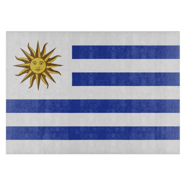 Uruguay-Flagge Schneidebrett (Vorderseite)