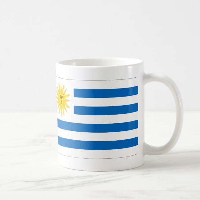 Uruguay-Flagge Tasse (Rechts)