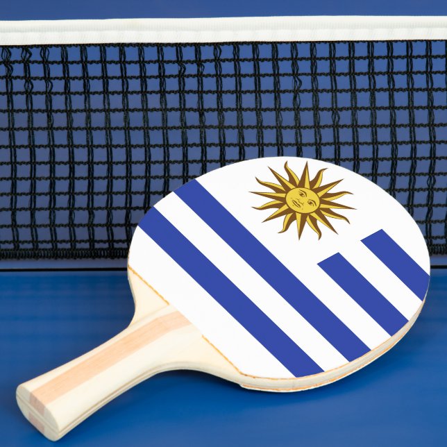 Uruguay-Flagge Tischtennis Schläger (InSitu)