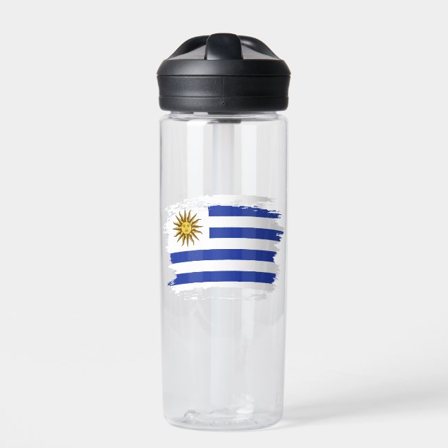 Uruguay-Flagge Trinkflasche (Vorderseite)