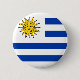 Uruguay-Flaggen-Knopf Button