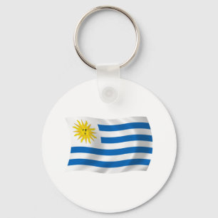 Uruguay Flaggen-Schlüsselanhänger Schlüsselanhänger