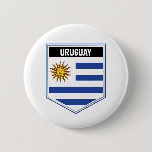 Uruguay-Flaggenschild Button