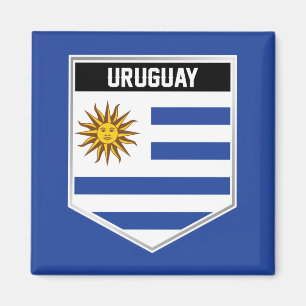 Uruguay-Flaggenschild Magnet