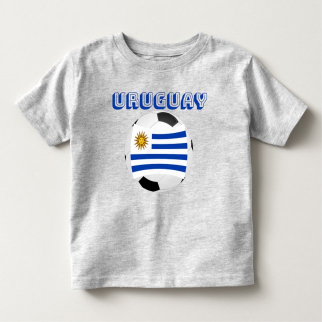 Uruguay Football T - Shirt (Kleinkind's) (Vorderseite)