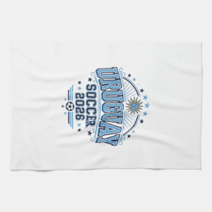 Uruguay Fußball 2026 Fußball Fett Land Typografie Geschirrtuch