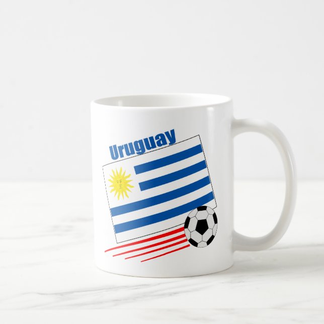 Uruguay-Fußball-Team Tasse (Rechts)