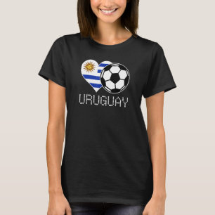Uruguay Fußball-Uruguayische Flagge Liebe Land Pri T-Shirt