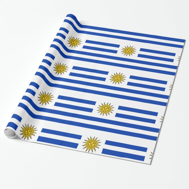 Uruguay Geschenkpapier (Ungerollt)