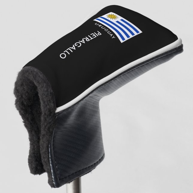 Uruguay Golf Putter Abdeckung Headcover (3/4 Vorderseite)