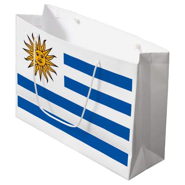 Uruguay Große Geschenktüte (Vorderseite Schrägansicht)