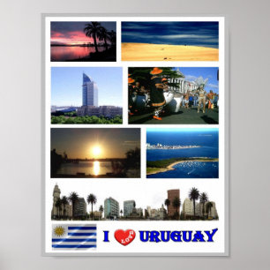 Uruguay - I Liebe - Poster