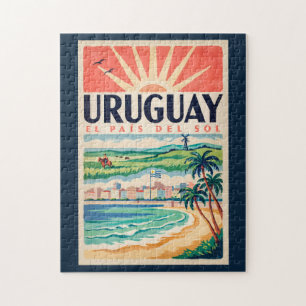 Uruguay Kultur Illustration Reise Kunst Vintage Puzzle