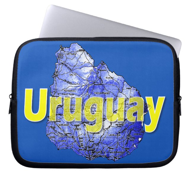 Uruguay Laptopschutzhülle (Vorderseite)