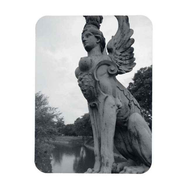 Uruguay, Montevideo, Barrio Prado, mythologisch Magnet (Vertikal)