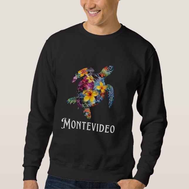 Uruguay Montevideo Turte Sweatshirt (Vorderseite)