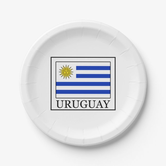 Uruguay Pappteller (Vorderseite)