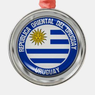 Uruguay-Runde Emblem Ornament Aus Metall