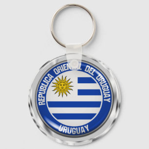 Uruguay-Runde Emblem Schlüsselanhänger