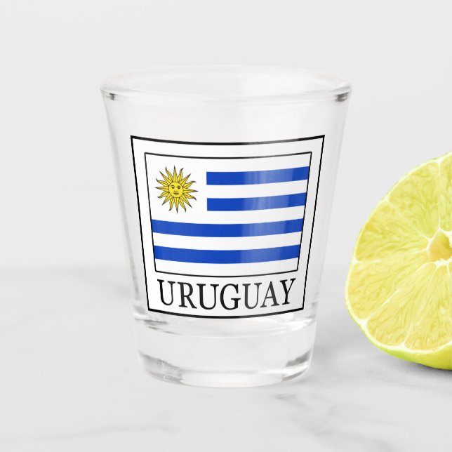 Uruguay Schnapsglas (Vorderseite)