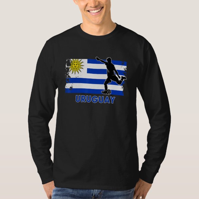 Uruguay Soccer Fan   2022 National Football Team F T-Shirt (Vorderseite)