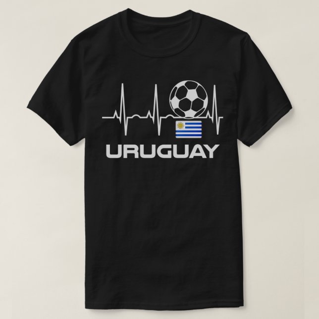 Uruguay Soccer Jersey Uruguay Futbol Gift T-Shirt (Design vorne)