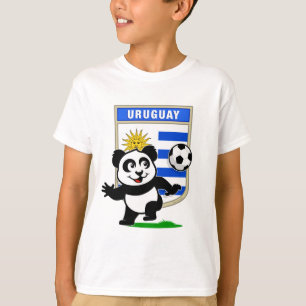 Uruguay Soccer Panda T-Shirt