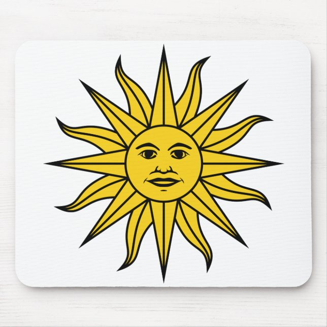 Uruguay Sol de Mayo Mousepad (Vorne)