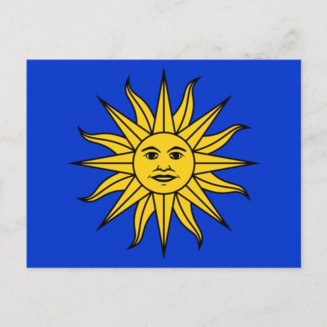 Uruguay Sol de Mayo Postkarte (Vorderseite)