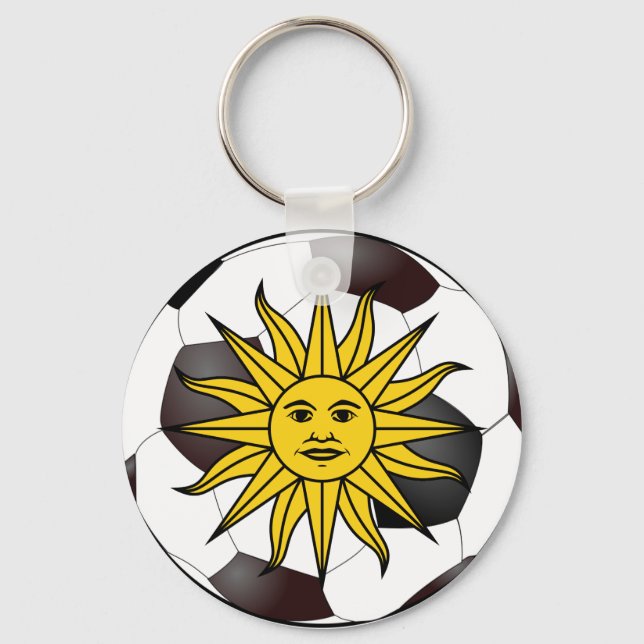 Uruguay "Sol de Mayo" Schlüsselanhänger (Vorderseite)