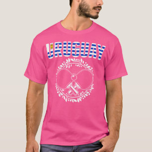 Uruguay Tischtennis Fans Jersey Uruguayischer Ping T-Shirt