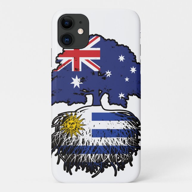 Uruguay Uruguayan Australian Australia Tree Roots Case-Mate iPhone Hülle (Rückseite)
