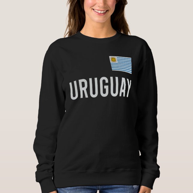 Uruguay Women Men Kids Uruguay Flag Souvenir Sweatshirt (Vorderseite)