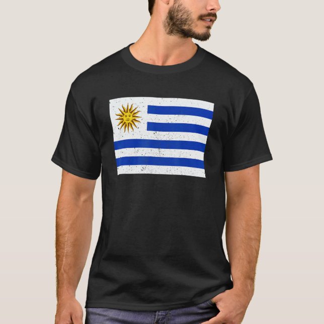 Uruguayan Uruguay Flag Pride Uruguayan Flag 1 T-Shirt (Vorderseite)