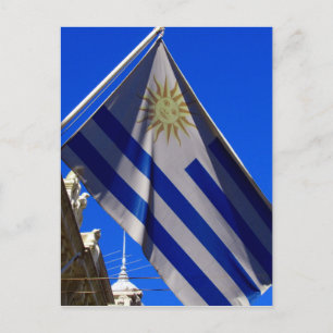 uruguayische Flagge Postkarte