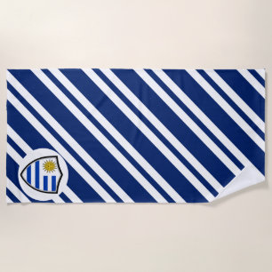 Uruguayische Flagge Strandtuch