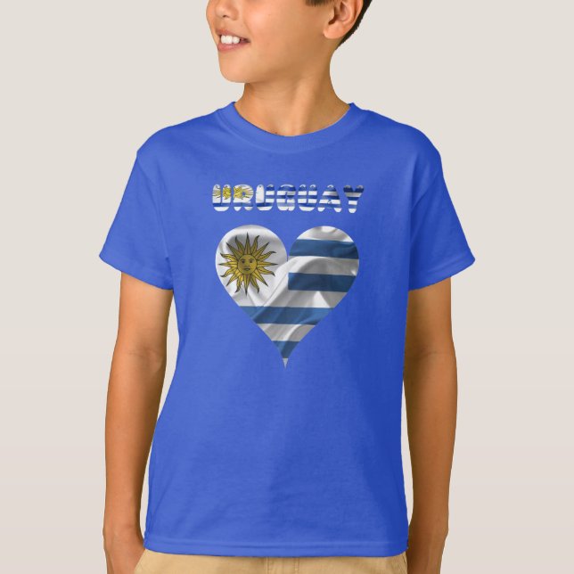 Uruguayische Flagge T-Shirt (Vorderseite)