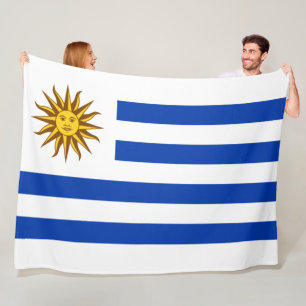 Uruguayische Flagge (Uruguay) Fleecedecke