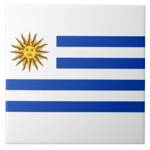 Uruguayische Flagge (Uruguay) Fliese